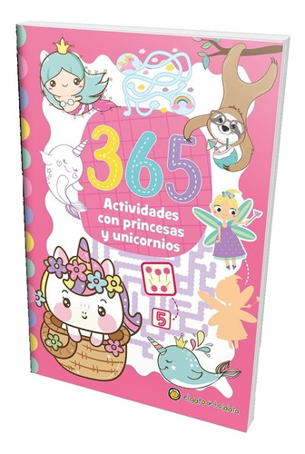 365 Actividades Con Princesas Y Unicornios, De No Aplica., Vol. 1. Editorial Gato De Hojalata, Tapa Blanda, Edición 1 En Español, 2022
