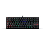 Teclado Gamer Redragon Kumara K552 Qwerty Outemu Red Español Latinoamérica Color Negro Con Luz Rgb