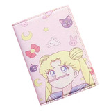 Billetera Sailor Moon Gato Luna Cuero-pu Anime