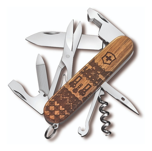 Cortaplumas Victorinox Swiss Spirit Edicion Limitada 2023 Color Madera