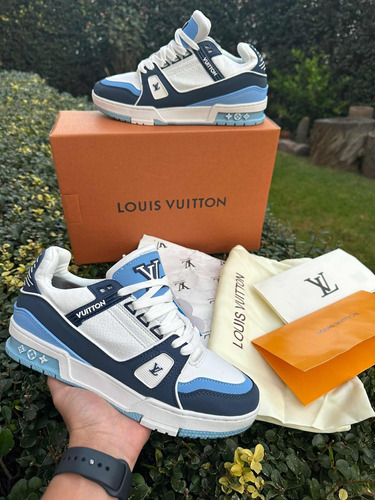 Tenis Lv Trainer Louis Vouitton Azul