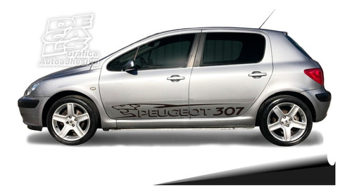 Calco Peugeot 307 Rally Zocalo Juego Completo
