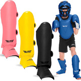 Elite Sports Protective Shin Guards, Combat For Children Aa