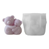 Molde De Silicona Con Forma De Oso Para Velas Perfumadas, Ad