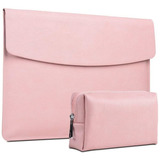 Funda Rosa Para Laptop De 12,3 Pulgadas+bolso Accesorios