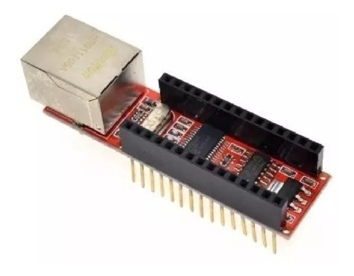 Modulo Ethernet Shield Enc28j60 Arduino Nano Compatível Iot 