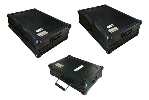 2 Cases Cdj3000 + Case Rmx1000 Black