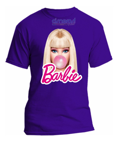 Playera Barbiee Chicle Goma De Mascar Burbuja Variedad