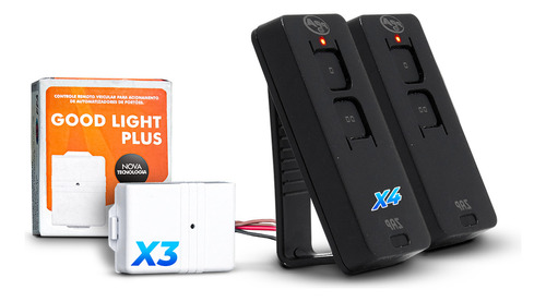 Kit 4 Controle Remoto 433 Zap Pop + 3 Tx Car Good Light Ppa