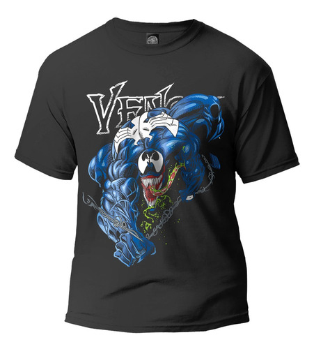 Playera Venom 4 Spiderman Negra Carnage Marvel