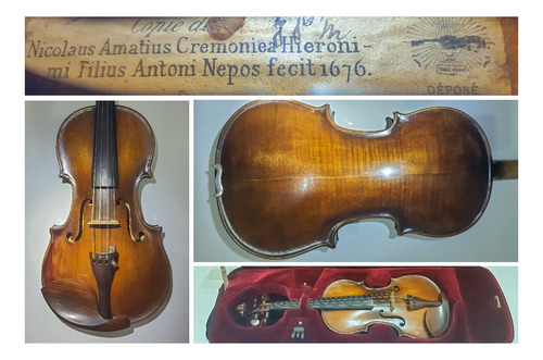 Violino Francês Déposé Cópia De Amati