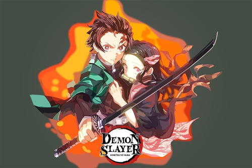 Tanjiro Poster Demon Slayer Con Realidad Aumentada