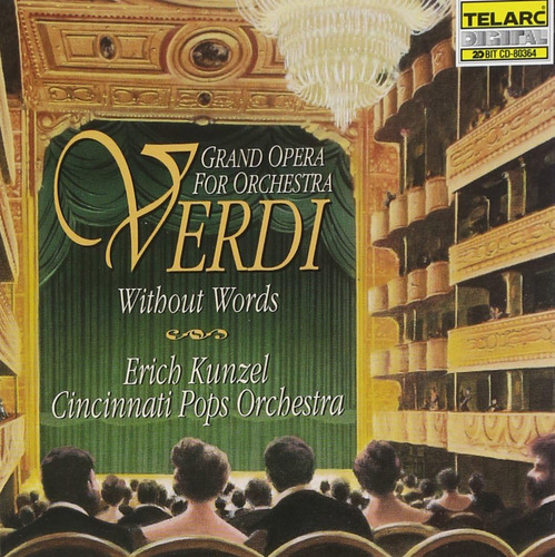 Cd: Verdi: Sin Palabras