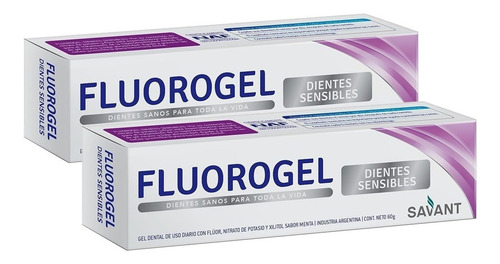 Gel Dental Fluorogel Dientes Sensibles Pack X 2