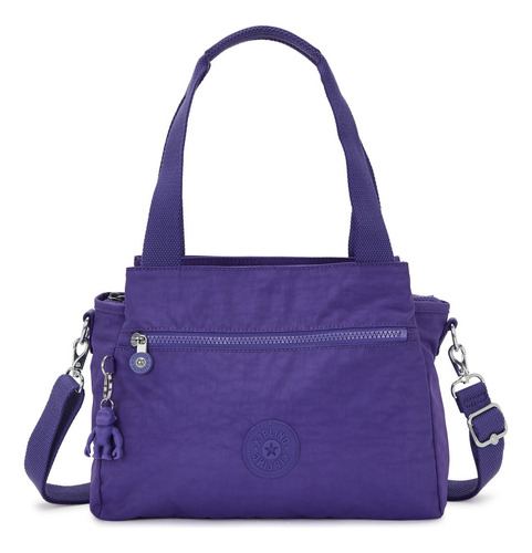 Bolsa Kipling Original Nueva Color Lavender Night Diseño De La Tela Liso