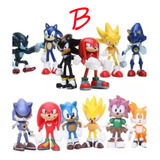 Conjunto De 12 Bonecos De Sonic O Ouriço Sonic Hedgehog