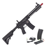 Rifle Airsoft Ar15 Aeg M4 Neptune 10 Short Rossi Bbs 6mm