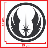 Calco Vinilo Sticker Star Wars Jedi Order Auto Tuning