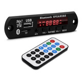 Placa Leitor De Usb Fm / Mp3 / Bluetooth Radio Fm + Controle