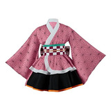 Zixun Kamado Nezuko Cosplay Disfraz Mujer Nezuko Kimono Xl