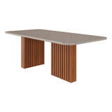 Mesa Para Sala De Jantar 210cm Retangular Ester Wt