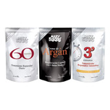 Kit X3 Doy Pack's X250g Argan + 3 Minutos + 60 Segundos