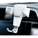 Suporte Celular Painel Branco Carro Universal Saida Ar