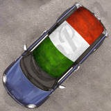 Adesivo Itália Teto Carro Bandeira Fiat Marcas Italianas 