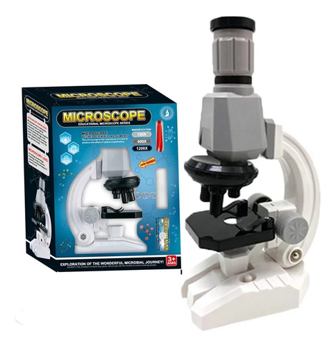 Kit De Ciencia Para Niños Microscopio Juguete Educativo