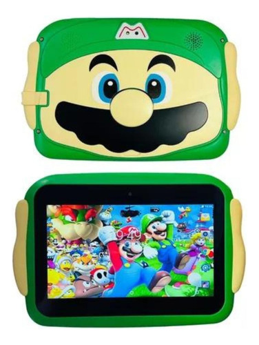 Tablet Para Niños M10+ De Mario Bros 7  64 Gb 4 Ram Tableta
