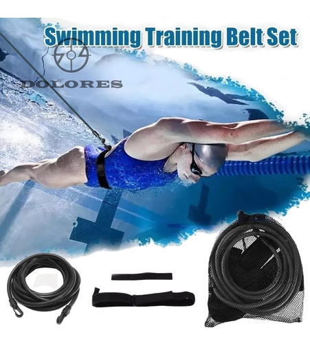 4m Cinturones Entrenamiento Natación Resistenc Nadar Cuerdas