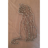 Quadro Decorativo O Gato - Mdf 3mm - Barato