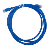 Cabo De Rede Internet Cat5e Utp Lan Montado Azul