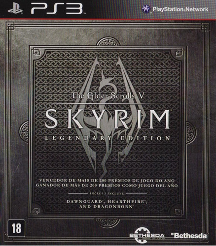 The Elder Scrolls V 5 Skyrim Legendary Ed Ps3 Playstation 3