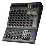 Mezlador Gc Nx600 Audio Dj Mixer Con 99 Dsp 6 Canales Usb Eq