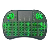 Mini Teclado Keyboard Sem Fio Wireless Iluminado Luz Led