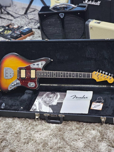 Fender Jaguar Kurt Cobain Signature Road Worn Relic Case Tag