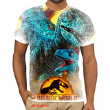 Camiseta Camisa Jurassic Park Desenho Infantil Meninio 03