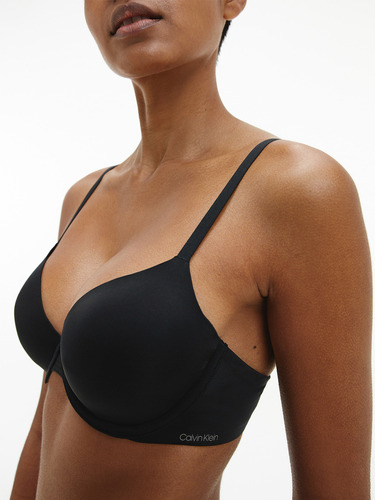 Brasier Negro Calvin Klein Fit Flex Invisible De Mujer