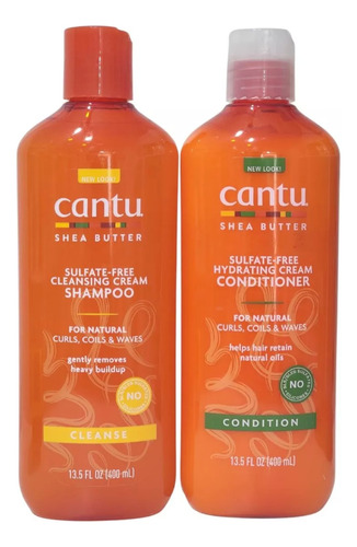 Pack Shampoo Y Acondicionador Cantu Karite 400ml 