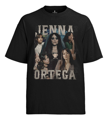 Camiseta Algodão Unissex Tshit Jenna Ortega Wandinha