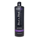  Ecosix Blond & Black Shampoo Matizador Platinum 1 Litro