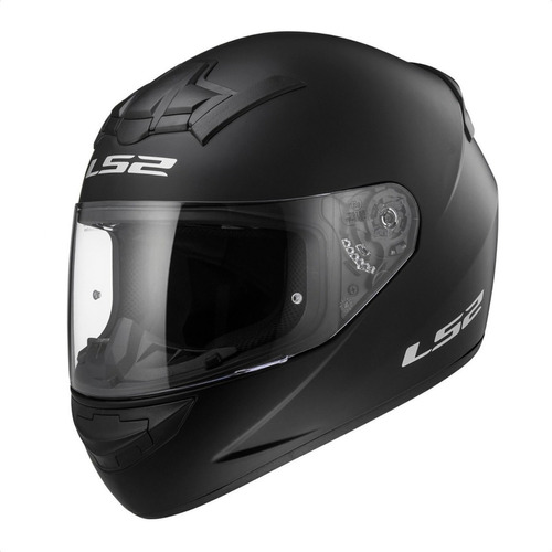 Casco Integral Ls2 352 Single Mono Negro  - Um