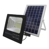 Reflector 40w Led Con Bateria + Panel Solar Soporte