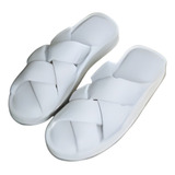 Pantufla Algodon Issis Doble Cruz Dama Verano Sheli 22124