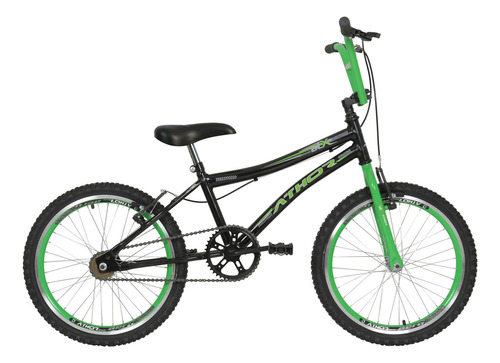 Bicicleta Infantil Aro 20 Athor Atx Cor Preto/verde