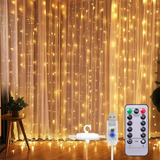 Serie Curtain: Luces Navideñas Led En Cascada, 3 X 3 M (s