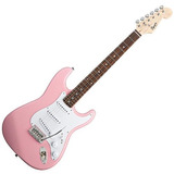 Guitarra Squier Bullet Stratocaster Con Tremolo Rosa