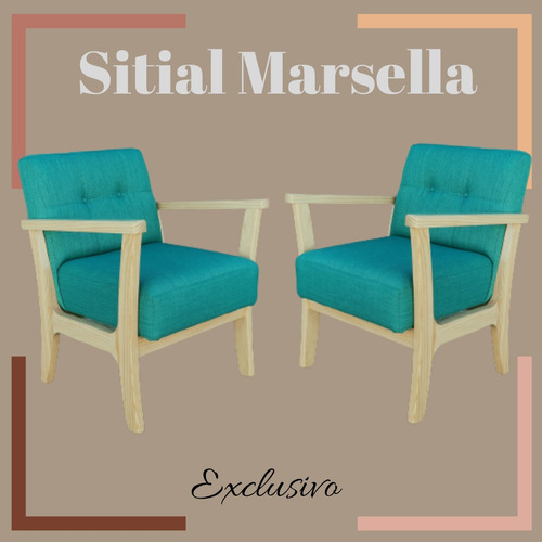 Poltronas Marsella  X 2 Sitial Sillón