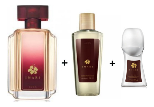 Pack X3 Perfume + Colonia + Desodorante Imari Avon